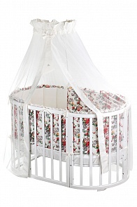 Комплект Nuovita Fiori в кровать-трансформер Nido Magia, 6 предметов (Nuovita, 00-0013883)